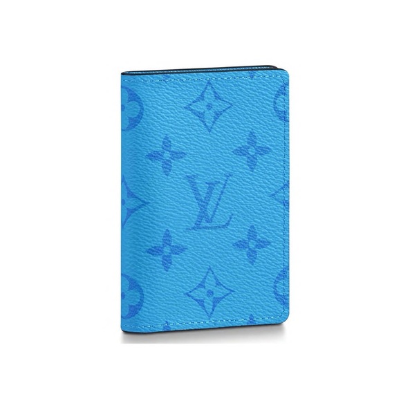 SOLD Louis Vuitton Taigarama Eclipse Lagoon blue Pocket organizer / wallet - Picture 8 of 8